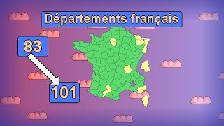 Histoire et évolution des départements français [upl. by Osnofla]