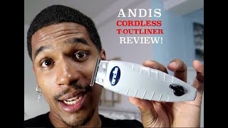 ANDIS CORDLESS TOUTLINER REVIEW BY DAMPS [upl. by Nohsar484]