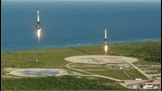 Falcon Heavy 2 SpaceX Launch amp Landing [upl. by Eleazar109]