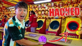 CARNIVAL GAME SCAM  how to win Won Every Prize At A Theme Park HACKS AND TRICKS YOU NEED TO KNOW [upl. by Yetsirhc]