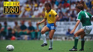 Brazil 30 Northern Ireland World Cup 1986  Full highlight 1080p HD  Zico [upl. by Htelimay]