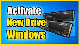 How to Activate Hard Drive or SSD amp Not Showing Up on Windows 10 amp 11 Fast Tutorial [upl. by Ahsoek288]