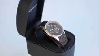 Emporio Armani watches AR5890 FULL HD VIDEO  HOW TO SPOT FAKE REVIEW PRICE SPORT CLASSIC WATCH [upl. by Torbart]