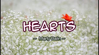 Hearts  KARAOKE VERSION  as popularized by Marty Balin [upl. by Norbie342]