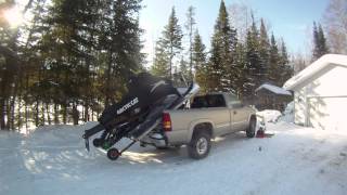 Kwik Lift Snowmobile Ramp [upl. by Kataway]