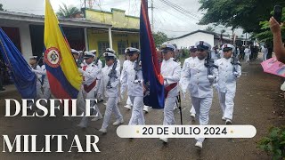 Desfile miliar del 20 julio día de la independencia Inírida [upl. by Acessej531]