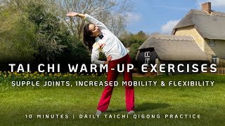 10 minute Tai Chi Warm Up Exercises  English Instruction [upl. by Bruns178]