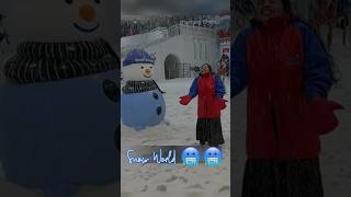 Snow World in AMB mall Hyderabad snowyoutubeshortssnowworld [upl. by Kreit]