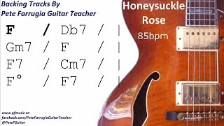 Honeysuckle Rose Backing Track [upl. by Devaj201]