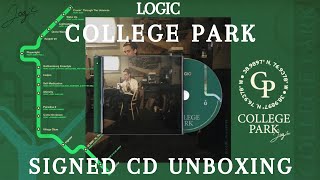 Logic  College Park  SIGNED CD Unboxing [upl. by Londoner]