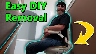 How to Remove an Acorn Stair Lift Chair  STEP BY STEP [upl. by Gnidleif]