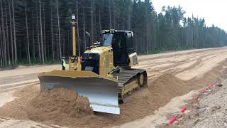 CAT D6K2 LGP with Trimble 3D UTS system  su Trimble 3D sistema [upl. by Semaj]