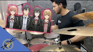 Oregairu Season 2 OP  やなぎなぎ  春擬き  Drum Cover [upl. by Salli]