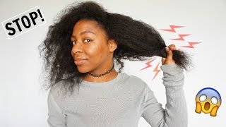 How To STOP Hair BreakageHair Loss IMMEDIATELY  Natural Hair [upl. by Eillak]