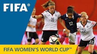 Germany v France  FIFA Womens World Cup 2015  Match Highlights [upl. by Napra184]