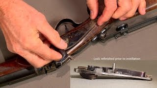 Gunsmithing  How to Repair the Tumbler and Sear on an Axtell 1877 Sharps Rifle [upl. by Eidderf]