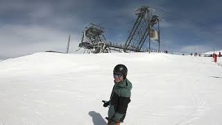 Val Thorens Easter 2023  Piste Cime [upl. by Nahamas889]