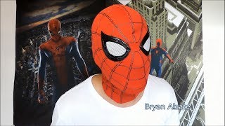 Como hacer el traje de Spiderman Homecoming Episodio 3 La mascara [upl. by Zippora]