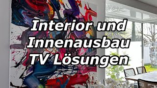 Interior und Innenausbau Lösungen für Fernseher  der Innenausbau Guide für dezente TV Befestigung [upl. by Ysdnyl69]