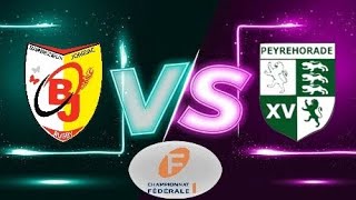 Fédérale 1 Barbezieux Jonzac vs Peyrehorade [upl. by Thursby]