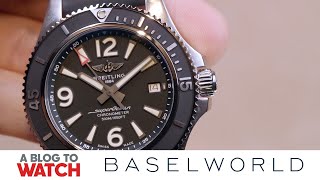 Breitling Superocean II Automatic Watch HandsOn  New for Baselworld 2019  aBlogtoWatch [upl. by Laurella6]