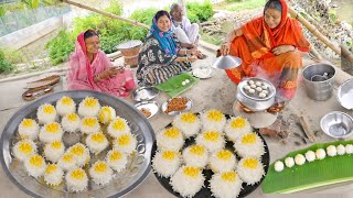 এই শীতে প্রথমবার কদম পিঠা বানালো মাখেতে যা হয়েছে কি বলবো দারুন 😀bengali pitha recipe [upl. by Sucramed]