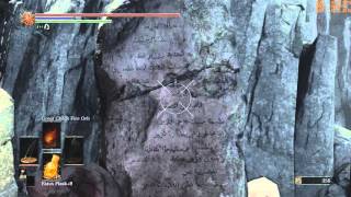 Dark Souls 3 Secret Archdragon Peak Arabic text [upl. by Enyrat]