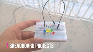 How to make a battery level indicator using Breadboard  Breadboard projects  Creativity [upl. by Ahsenet926]