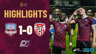 HIGHLIGHTS  GALWAY UNITED 10 DERRY CITY [upl. by Glen]