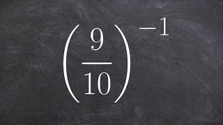 How to simplify a fraction raised to a negative exponent [upl. by Odracir276]