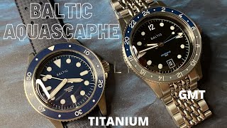 Double Baltic Aquascaphe Unboxing  Titanium amp GMT [upl. by Kyrstin]