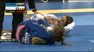 Michelle Nicolini vs Mackenzie Dern worlds 2015 [upl. by Platt]