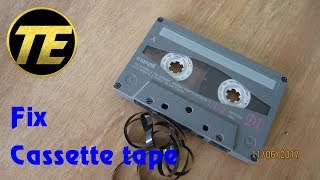 Cassette  How to Fix a Cassette Tape [upl. by Eireva]