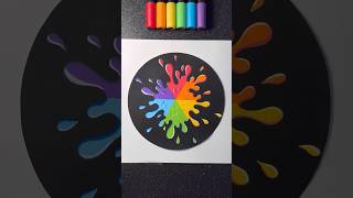 Colorful Stain with Paint Markers 💦 visualart [upl. by Nohsauq]