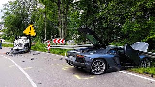 CRASHES FAILS amp NEARMISSES  LEAVING A CAR SHOW amp MORE 2023 [upl. by Anitsirhk]