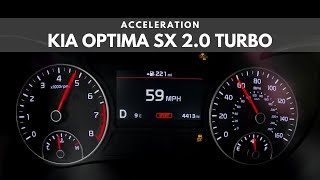 2019 Kia Optima 20 Turbo  ACCELERATION [upl. by Atekram91]