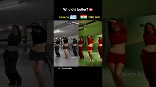 Trending India vs Greece 😮 Who won  4k chrissipatakas kehlani afterhours [upl. by Yellehs888]