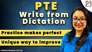 Write from dictation tips and tricks  Practice  Best PTE [upl. by Mercorr516]