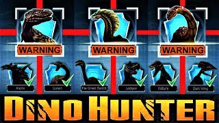 Dino Hunter  W A R N I N G  B I G  D I N O S A U R S  Trophy Hunts  Region  171819 [upl. by Siekram]