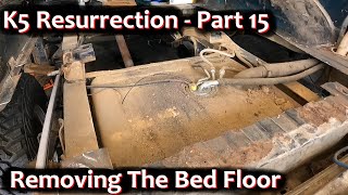 K5 Blazer Resurrection Part 15  Removing The Old Rusty Bed Floor [upl. by Idolah]