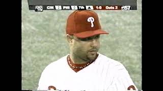 Cincinnati Reds at Philadelphia Phillies 9202003 Final 3 Innings [upl. by Manvell]