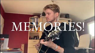 MEMORIES  347aidan Acoustic Cover [upl. by Eardnaed225]