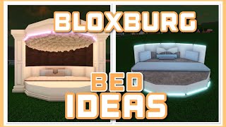 How to make Custom Bloxburg Beds Bedroom ideas [upl. by Bridgid]