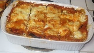 Como hacer una Lasagna vegetariana con hongos y berenjenas  vegetarian Lasagna [upl. by Amehr]