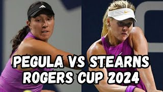 Jessica Pegula vs Peyton Stearns Extended Highlights  Toronto Rogers Open Tennis 2024 QF Set 1 HD [upl. by Arahsal523]