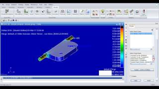 MSC Nastran Patran Tutorial Static Structural Analysis [upl. by Sebastian]