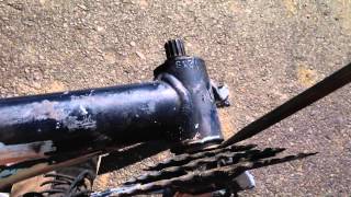 How to take off a mtb crank without a crank puller [upl. by Koah642]