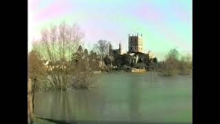 Tewkesbury floods 1990 [upl. by Idnahc131]