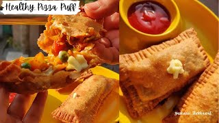 Healthy Wheat Pizza Puff  Healthy And Tasty Snack  Chatkara  Yashasvi Shekhawat [upl. by Rogozen]