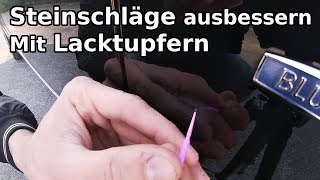 Steinschläge amp tiefe Kratzer mit Lacktupfern reparieren  Fluid Writer Pen Alternative [upl. by Naujtna]